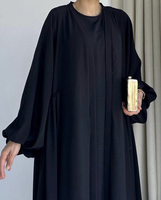 Robe + Abaya NOIR