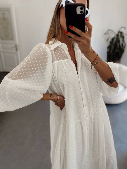 ROBE BLANCHE MELA