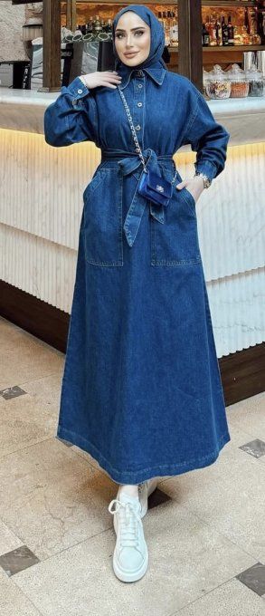 Robe en jean